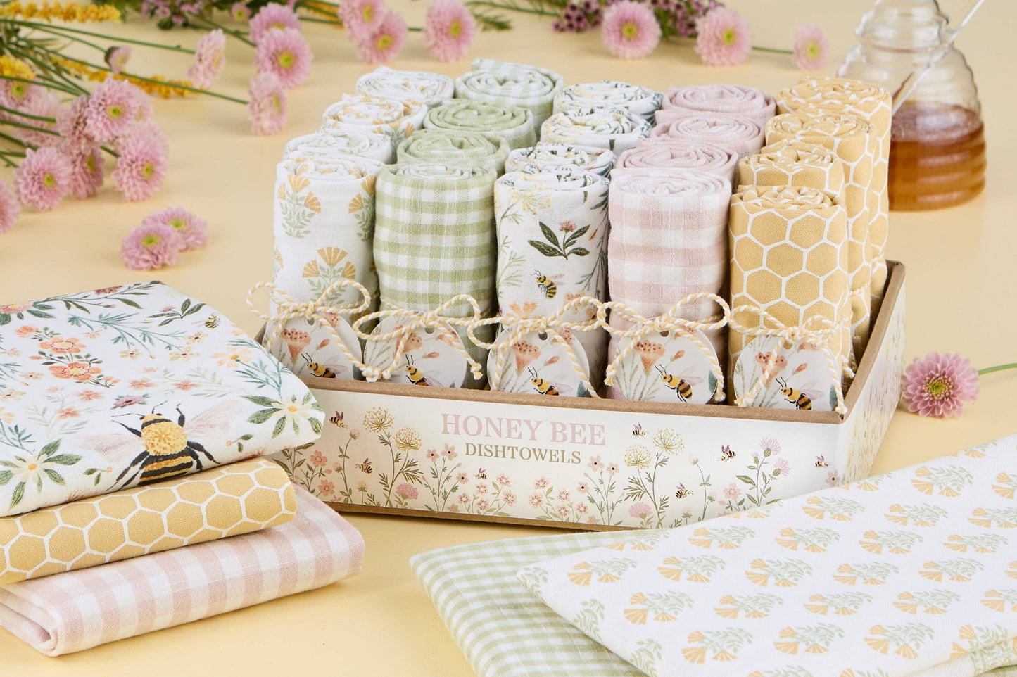 Honey Bee Assorted Dishtowels