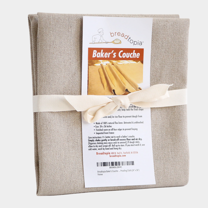 Standard Flax Linen Baker’s Couche for Bread Proofing