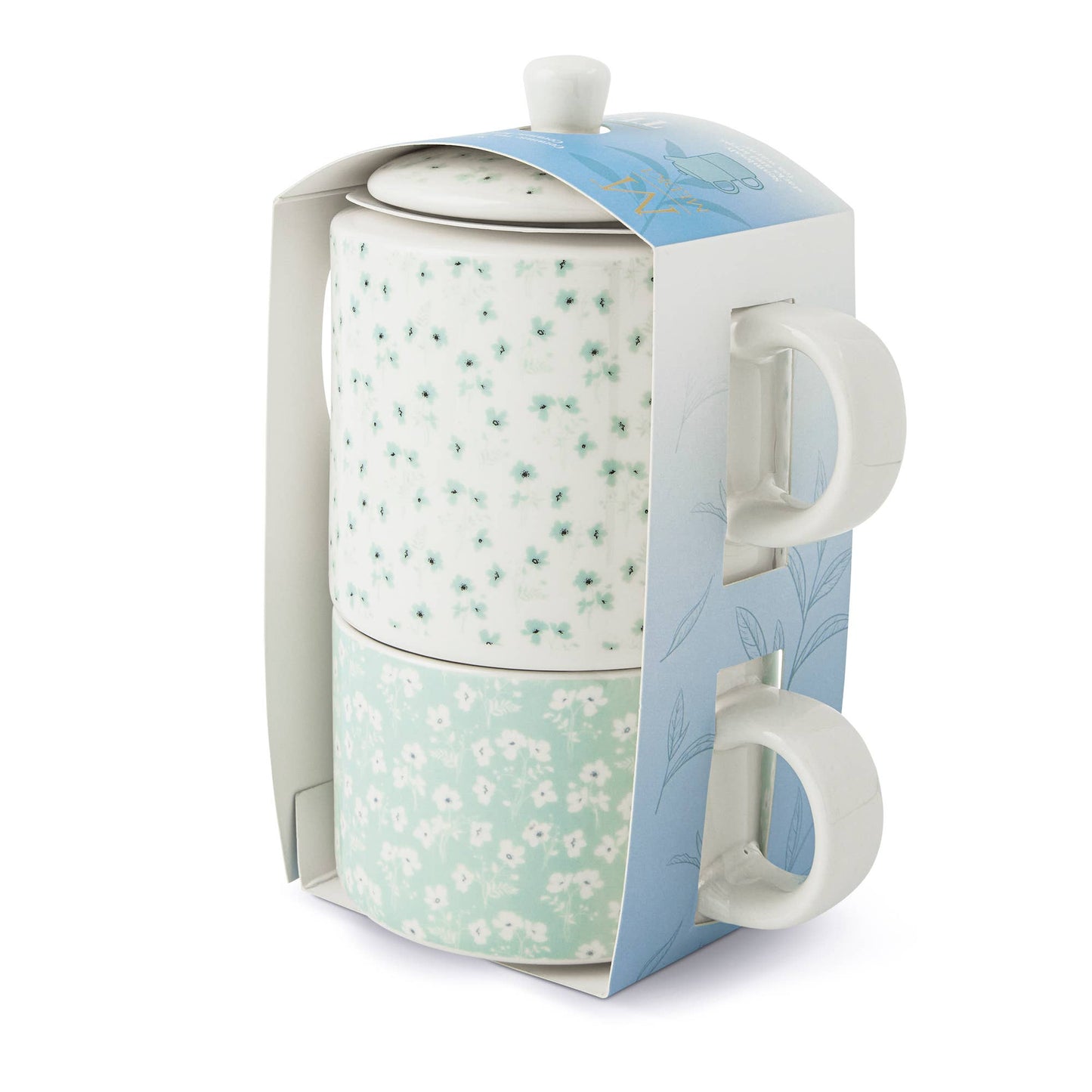 Tea for One - Blue Floral