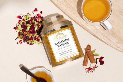 Kashmiri Kahwa Spiced Green Loose Leaf Canister