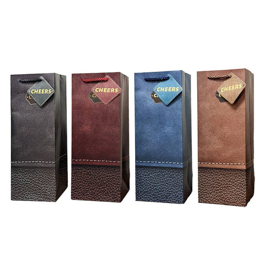 Wine Bag -Asst. Solid Colors.