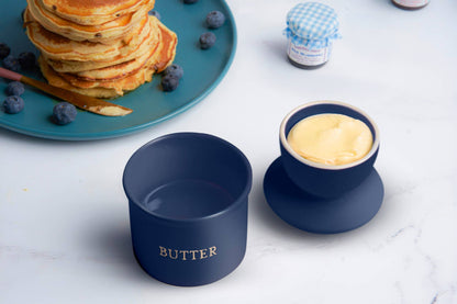 Kook French Butter Keeper Dish, Ceramic
