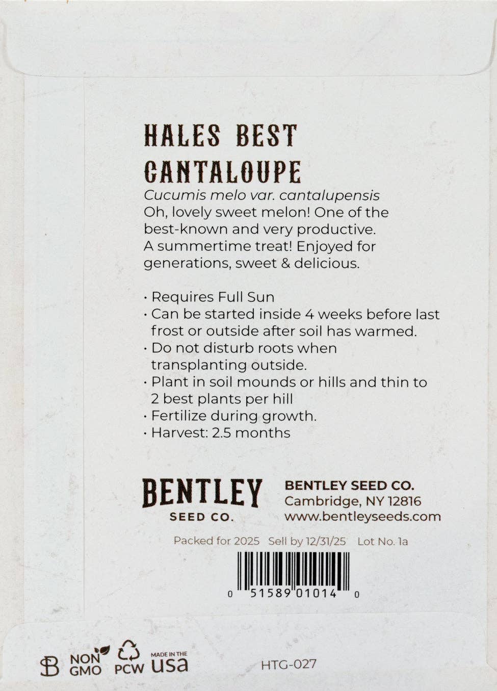 Cantaloupe-Hales Best 1823