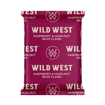 Raspberry & Hazelnut Bear Claws