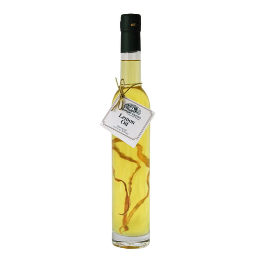 Lemon Infused EVOO Blend – Bright Citrus (375mL Tall Round)