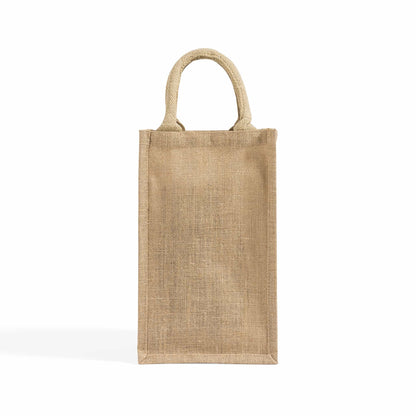 Jute Wine Bag - 2 bottle size