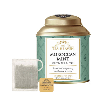 Moroccan Mint Mini Tea Bag Canister
