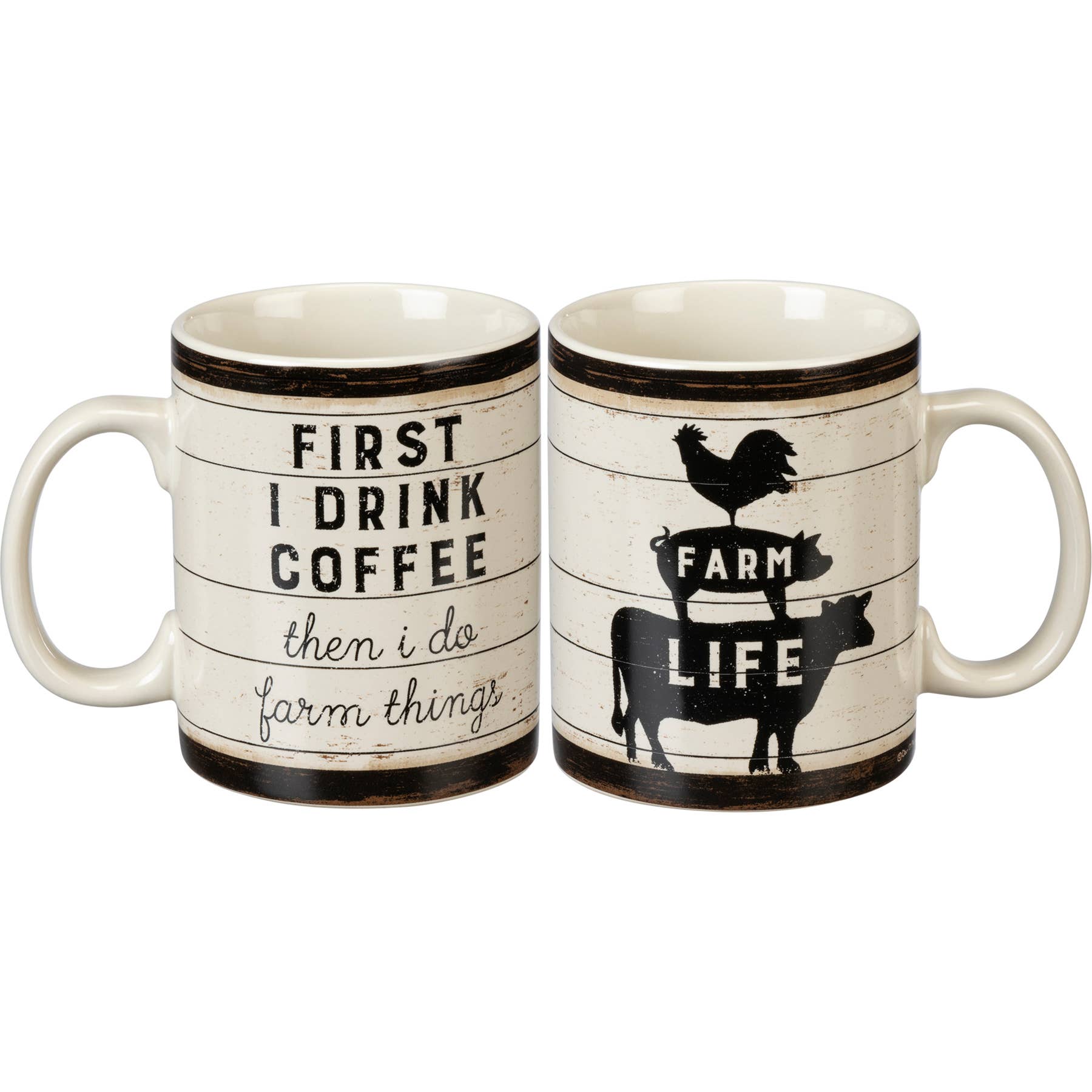First Coffee Then I Do Farm Things Mug – Butte Creek Mill