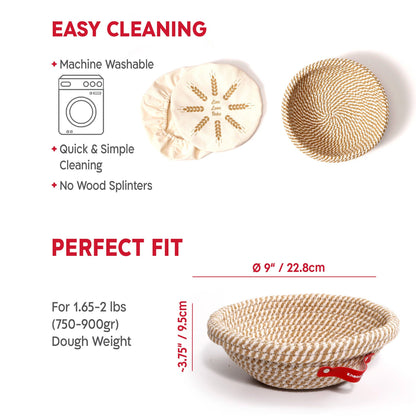 KneadAce Sourdough Essentials - Round Set