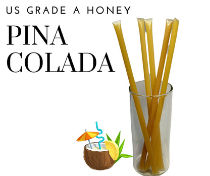Bee Krazy Honey Sticks - Pina Colada 50 Ct. Refill