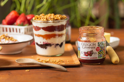 Strawberry Rhubarb Fruit Spread