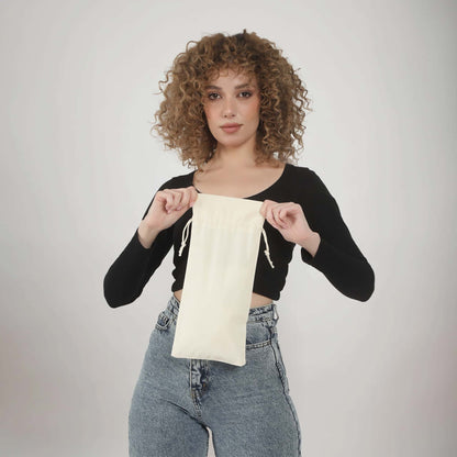 Canvas Celebration Wine Bag