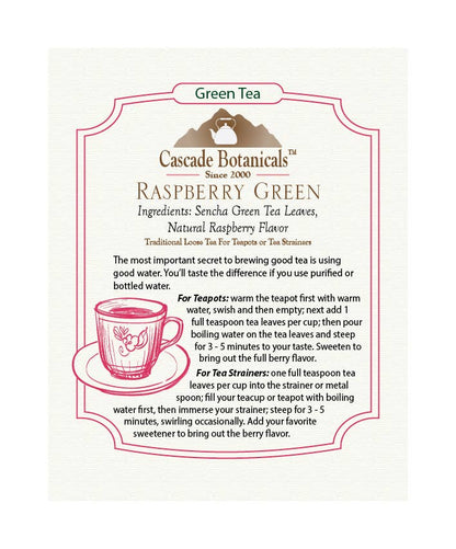 Raspberry Green Tea Loose Pack