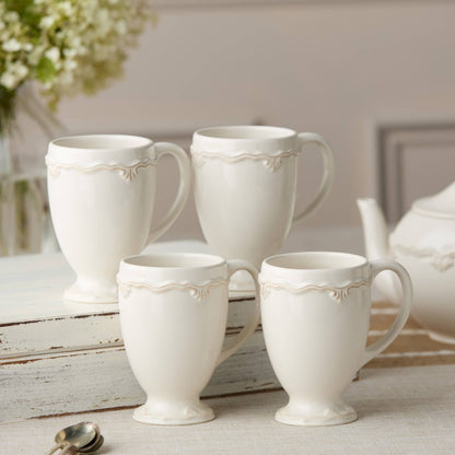 Heritage Scroll Mug – Handcrafted with Elegant Whimsy