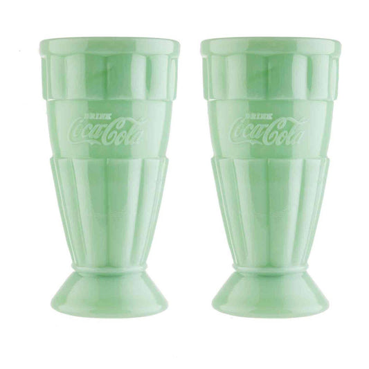 Coca-Cola Jadeite, 16 oz, Set of 2