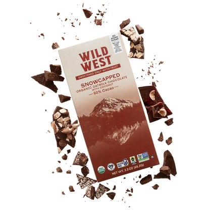 wild west snowcapped chocolate bar