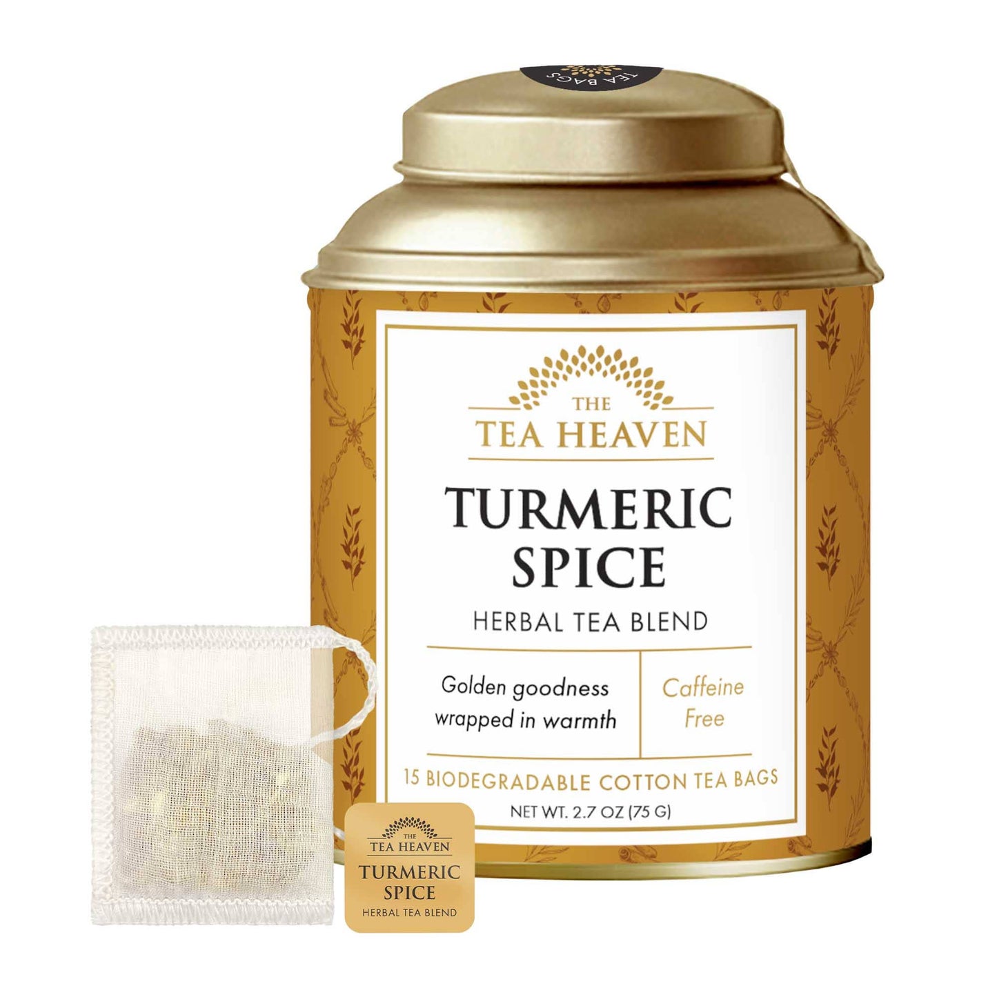 Turmeric Spice Tea Bag Canister