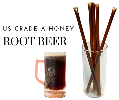 Bee Krazy Honey Sticks - Root Beer 50 Ct. Refill
