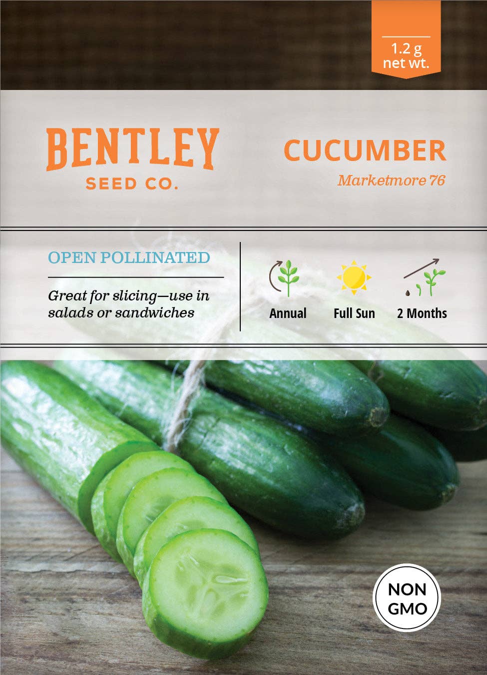 Cucumber, Marketmore 76 Seed Packets