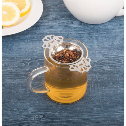 Stainless Steel English Tea Strainer for Loose Leaf Tea