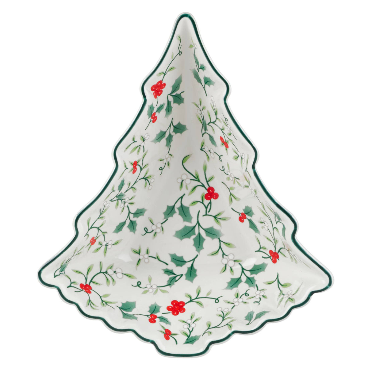HolidayTree Bowl  RED|GREEN / Stoneware / CHRISTMAS