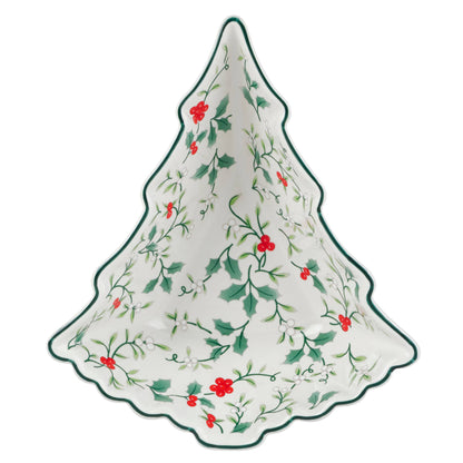 HolidayTree Bowl  RED|GREEN / Stoneware / CHRISTMAS