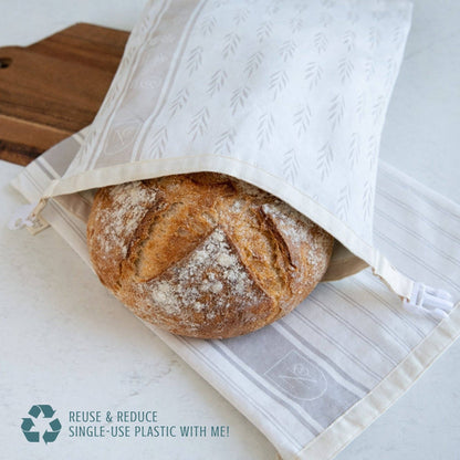 Reusable Beeswax Bread Bags for Homemade Bread & Sourdough