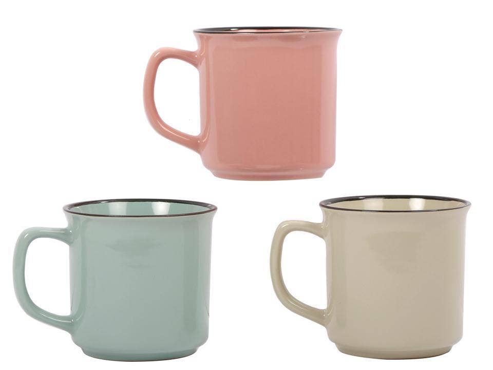 Luciano Embossed Mug With Various Colors,11oz
