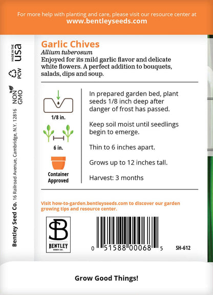 Garlic Chives Seed Packets