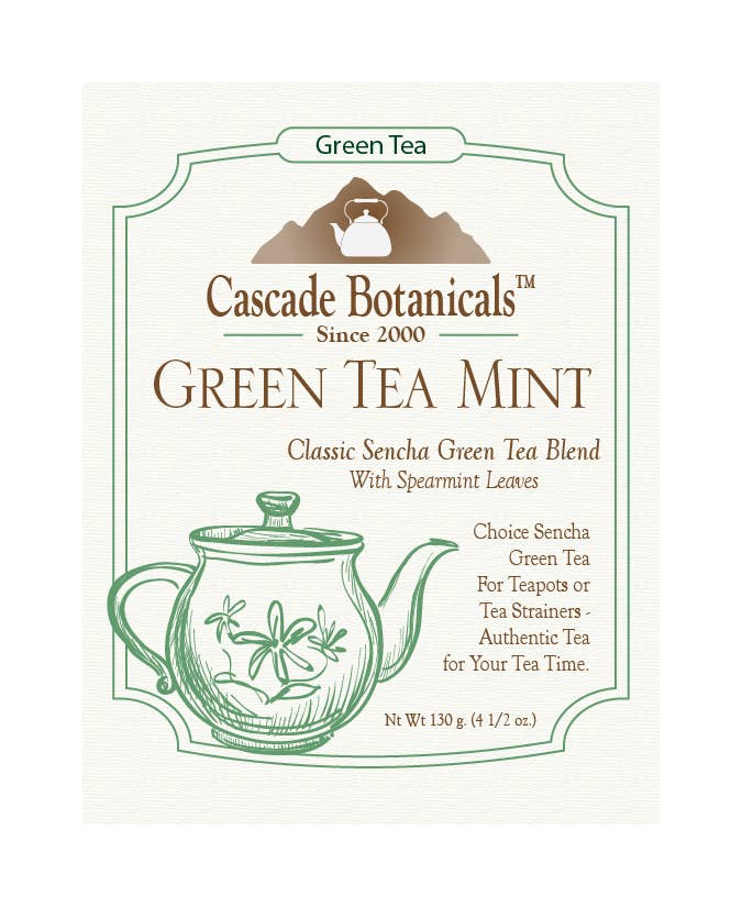 Green Mint Green Tea Loose