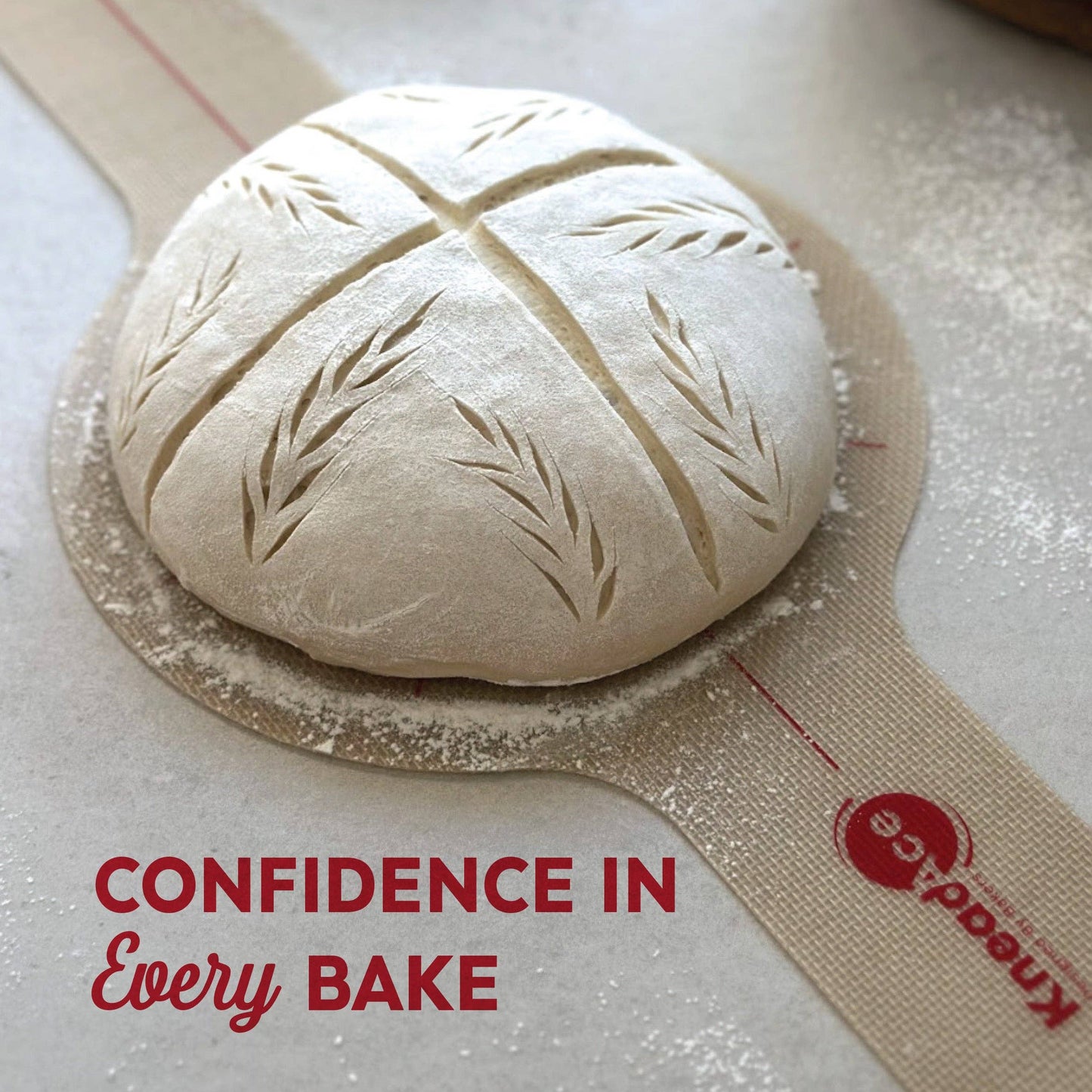KneadAce Silicone Bread Slings: 1 Round & 1 Oval