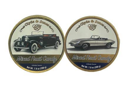 Clyde & Jones Mixed Candy – Classic Cars Tin