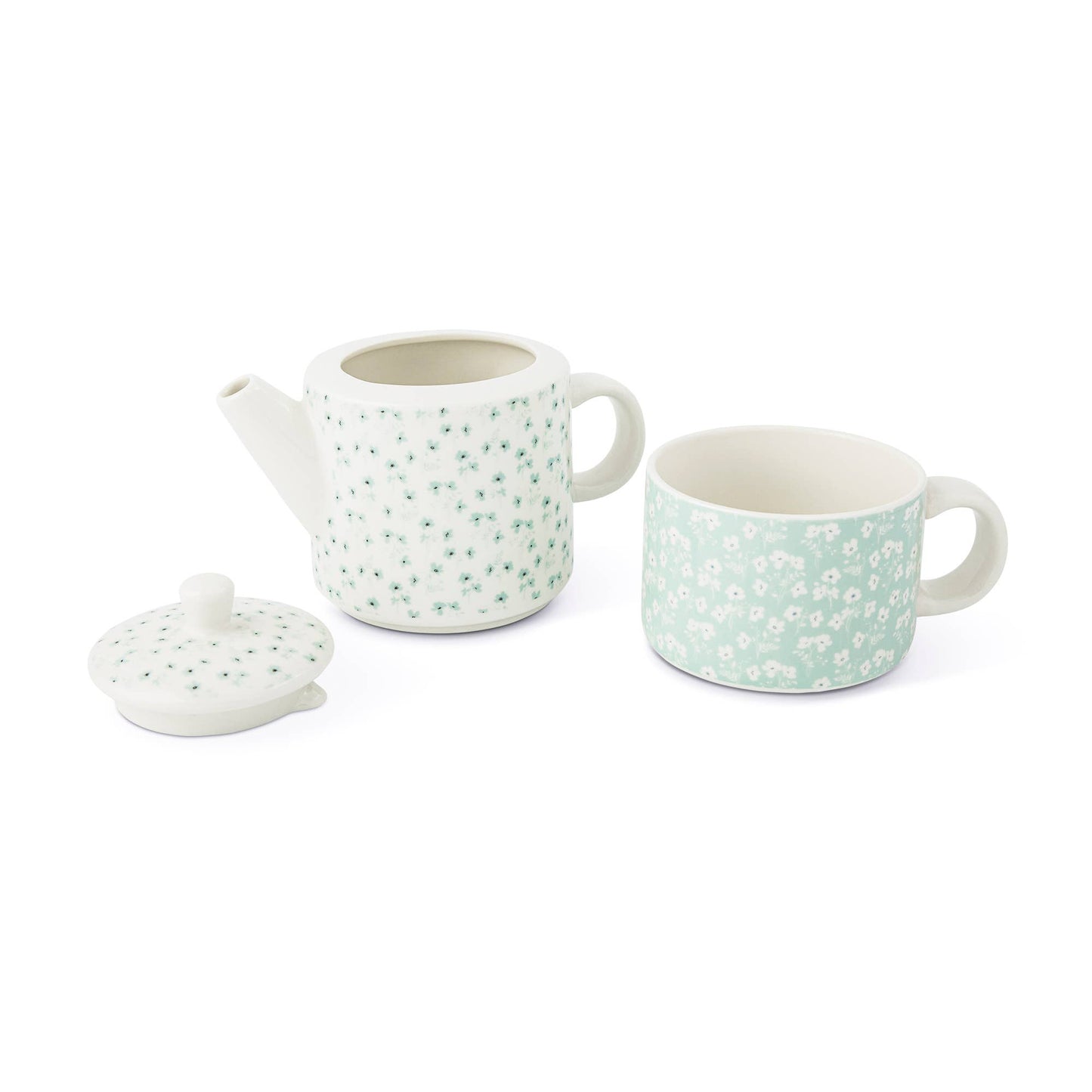 Tea for One - Blue Floral