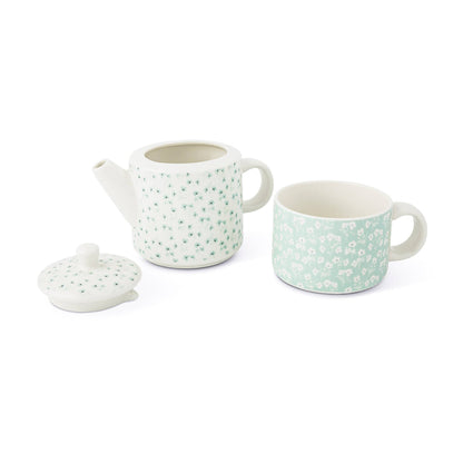 Tea for One - Blue Floral