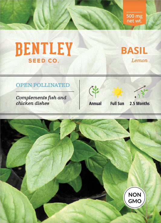 Basil, Lemon Seed Packets