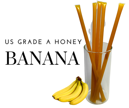 Bee Krazy Honey Sticks - Banana 50ct Refill