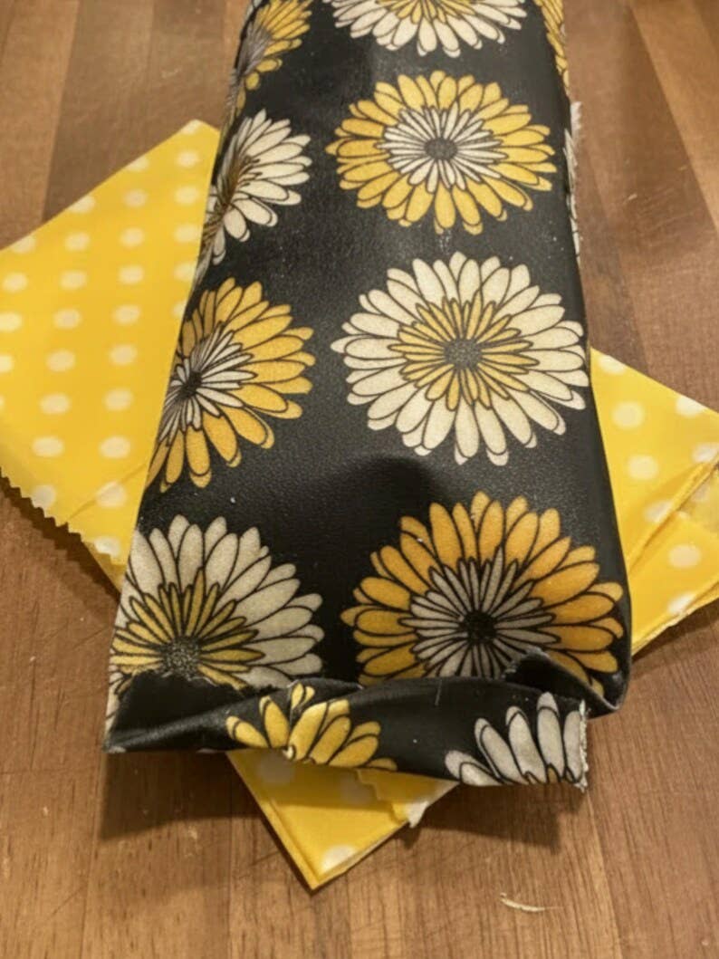 Beeswax Wrap Set of 3 Reusable Food Wraps