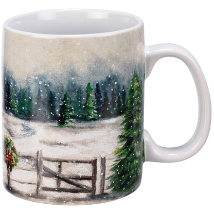 Winter Farm Mug