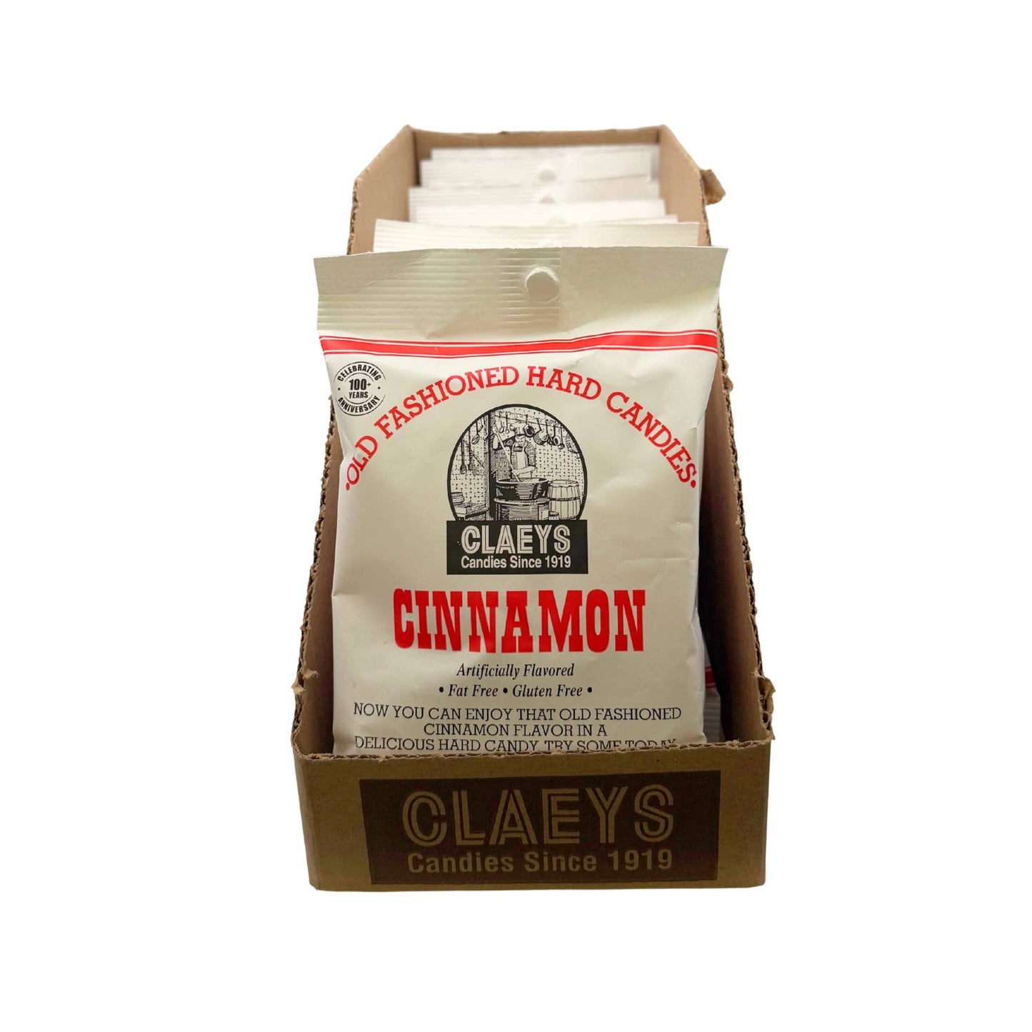 Claeys Old Fashioned Hard Candy Cinnamon Drops 6oz Bag