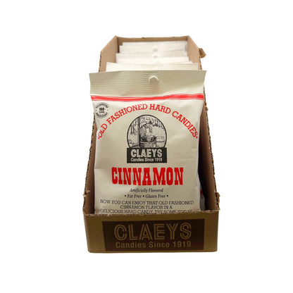 Claeys Old Fashioned Hard Candy Cinnamon Drops 6oz Bag