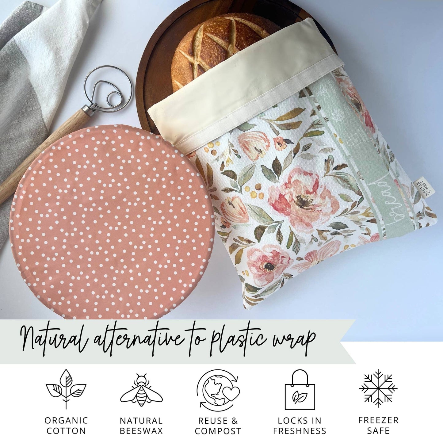 Artist Series Bread Baker Set - Sweetpea Garden