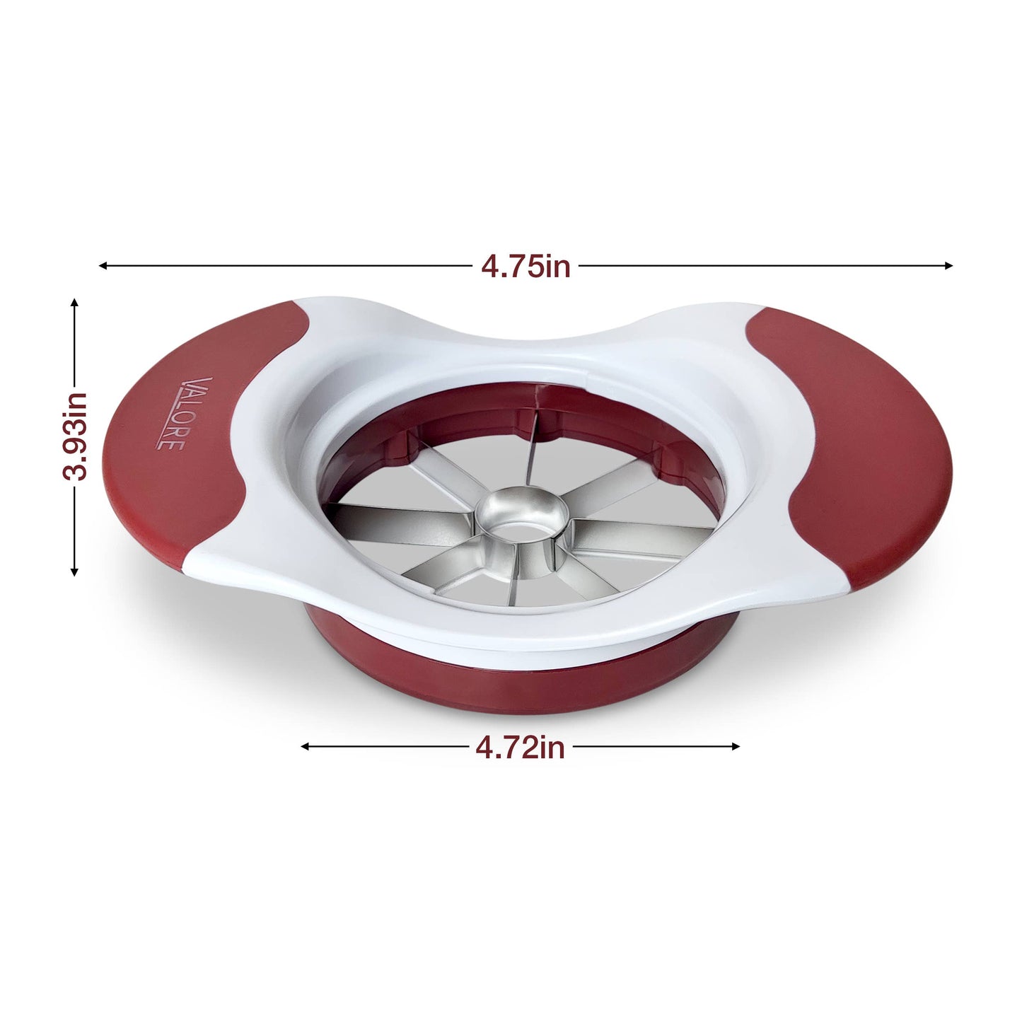 Valore Soft Grip Food Slicer with 3 Blades Apple/Fries/Mango