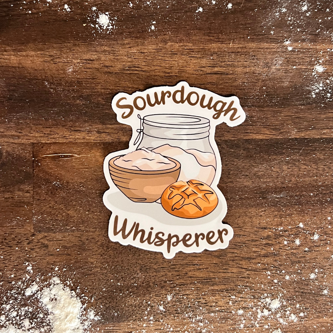 Sourdough Starter Waterproof Sticker