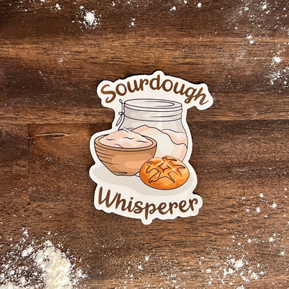 Sourdough Starter Waterproof Sticker