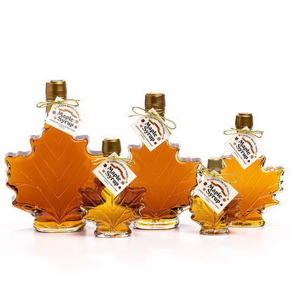Maple Syrup Leaf Bottle in Multiple Sizes: Medium - 3.29 oz