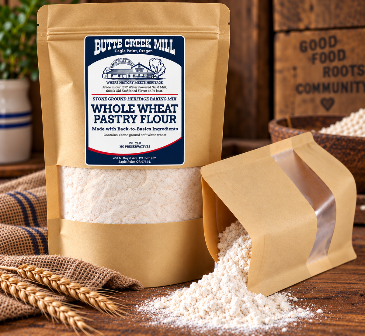 Pastry Flour -Soft White Spring Whole Wheat