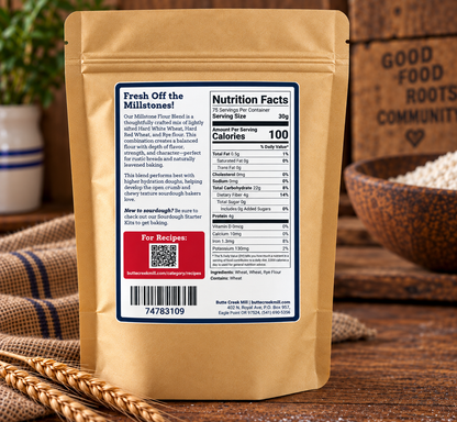 Stone Ground-Mill Stone Blend Flour