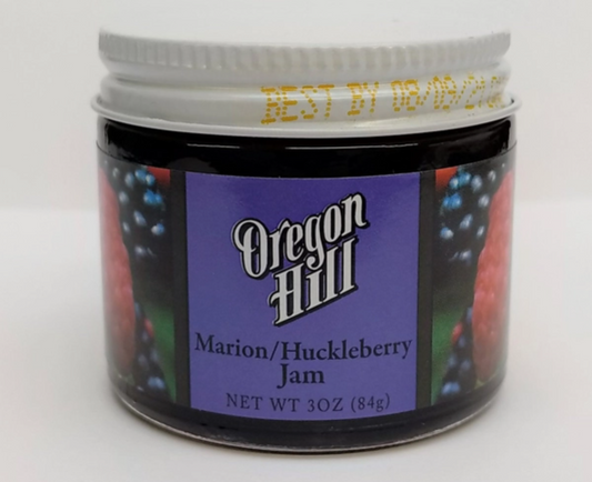 Fancy Marionberry-Huckleberry Jam-3oz