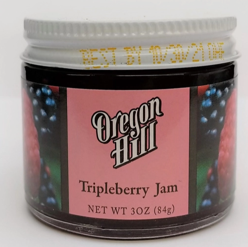 Fancy Tripleberry Jam (3oz)
