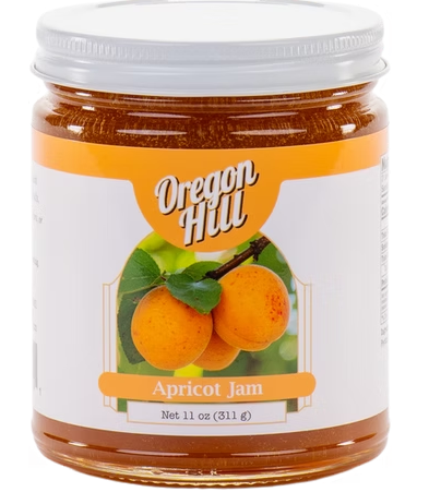Oregon Hill Farm Apricot Jam 11 oz
